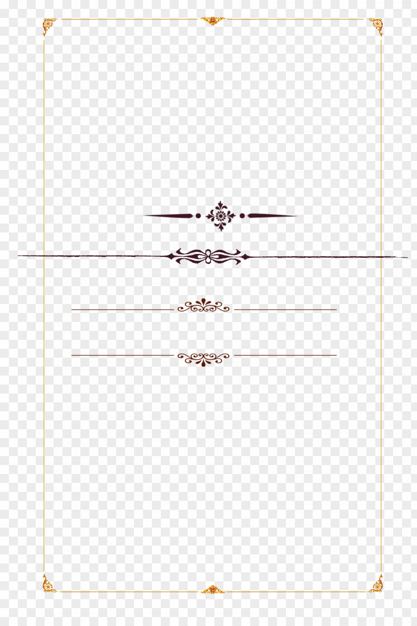 Continental Flowers Paper Line Angle Point White PNG