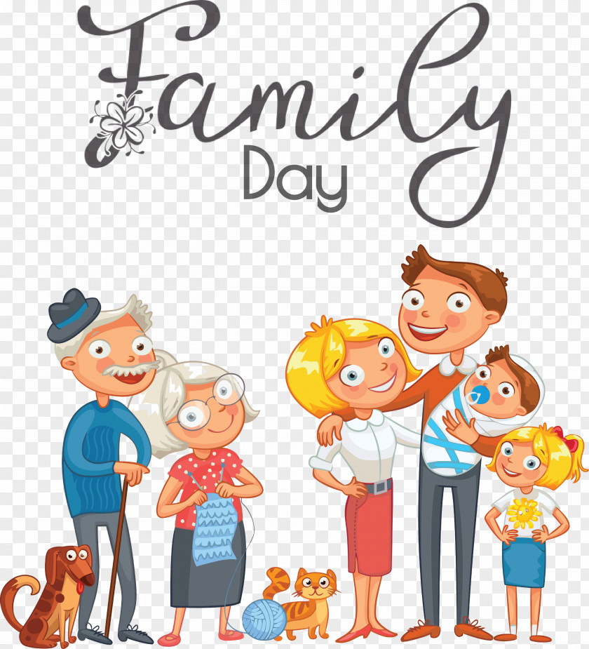 Family Day Happy PNG