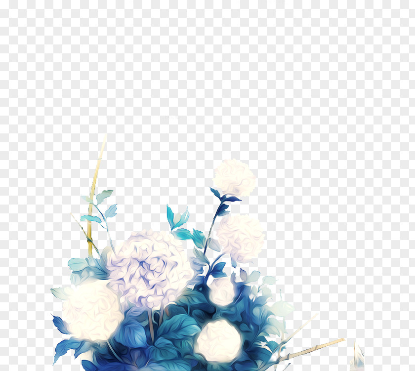 Floral Design Desktop Wallpaper Ink PNG
