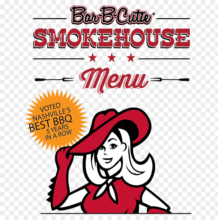 Lounge Menu Barbecue Bar-B-Cutie SmokeHouse Restaurant PNG