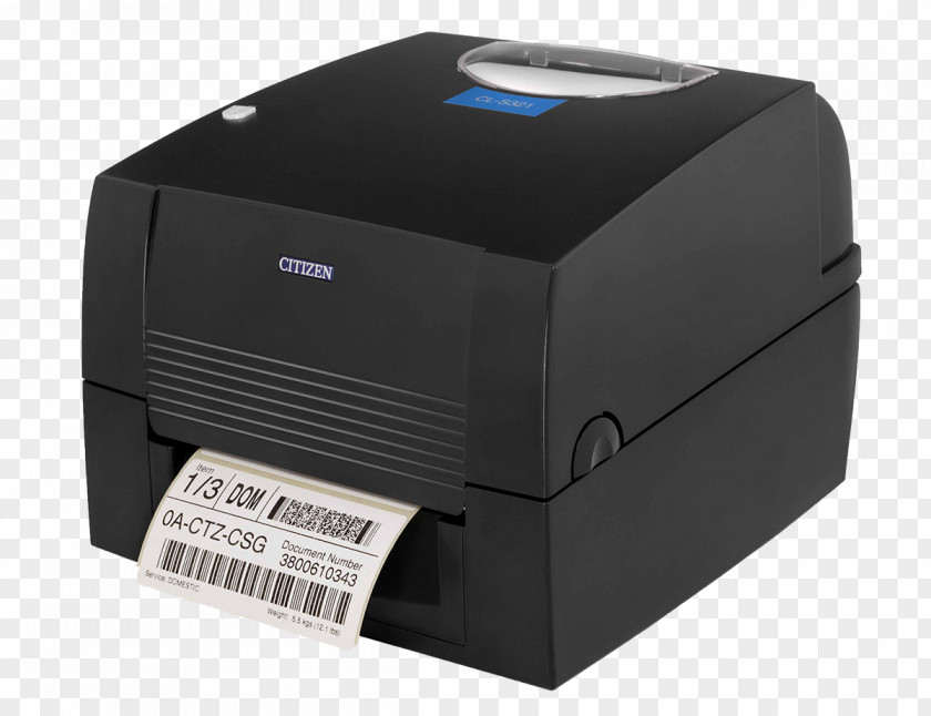 Printer Thermal-transfer Printing Label Barcode PNG