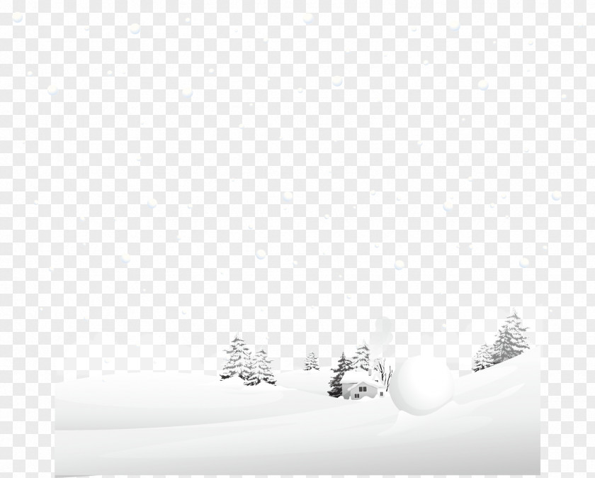 Snow Winter Warm Material White Black Pattern PNG