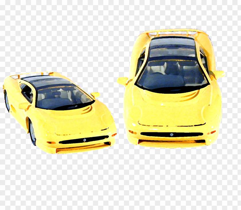 Yellow Sports Car Lamborghini PNG