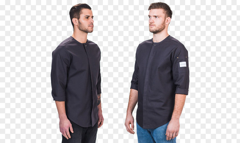Chef Jacket T-shirt Sleeve Chef's Uniform Apron PNG