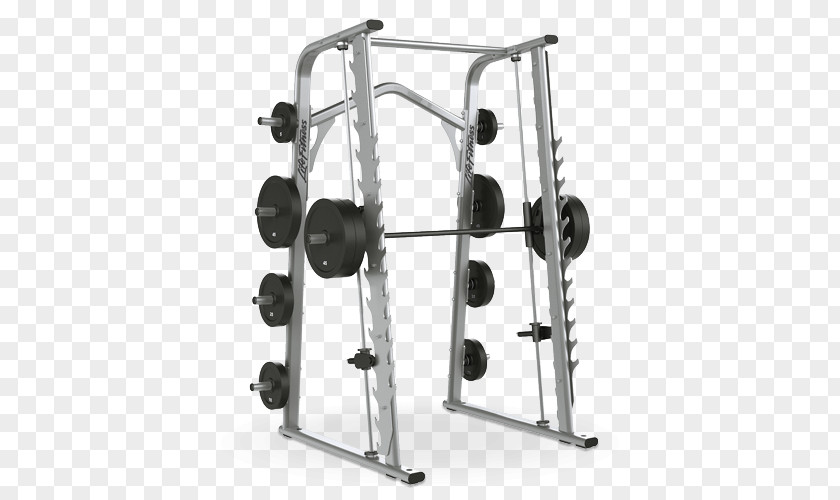 Gym Smith Machine Weight Training Life Fitness Strength Exercise Equipment PNG