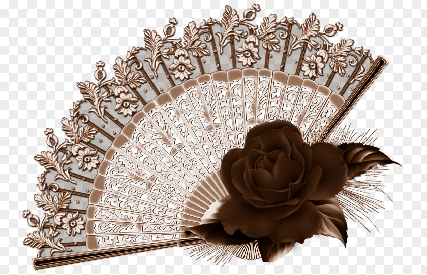 Peony Hand Fan Image PNG