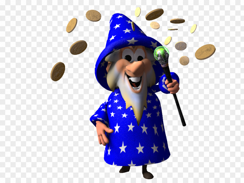 Animated Wizard Mascot Headgear Profession PNG