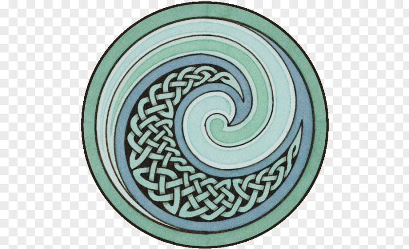 Fish Carving Celtic Art Wood Painting PNG