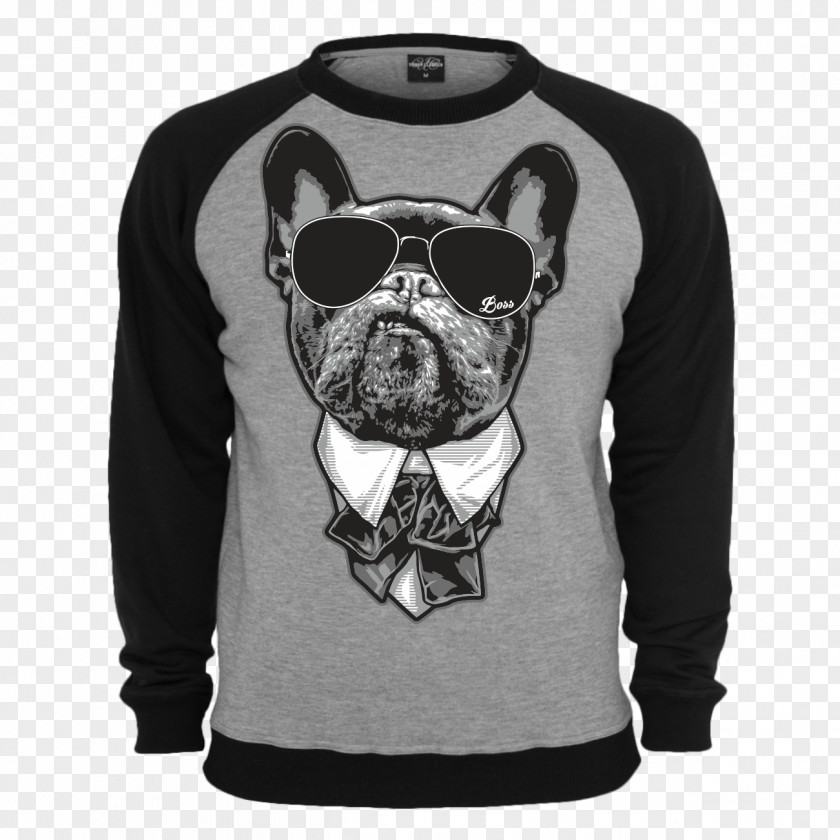 Bulldog Frances T-shirt Hoodie Sweater Bluza Jumper PNG