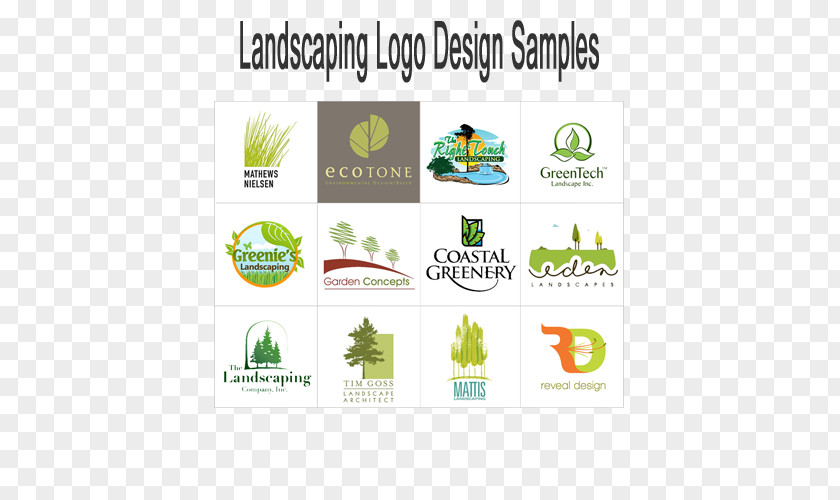 Design Logo Landscaping Architect PNG