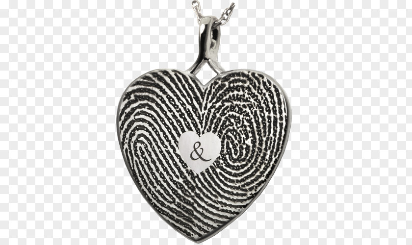 Fingerprint Heart Locket Charms & Pendants Jewellery Necklace PNG