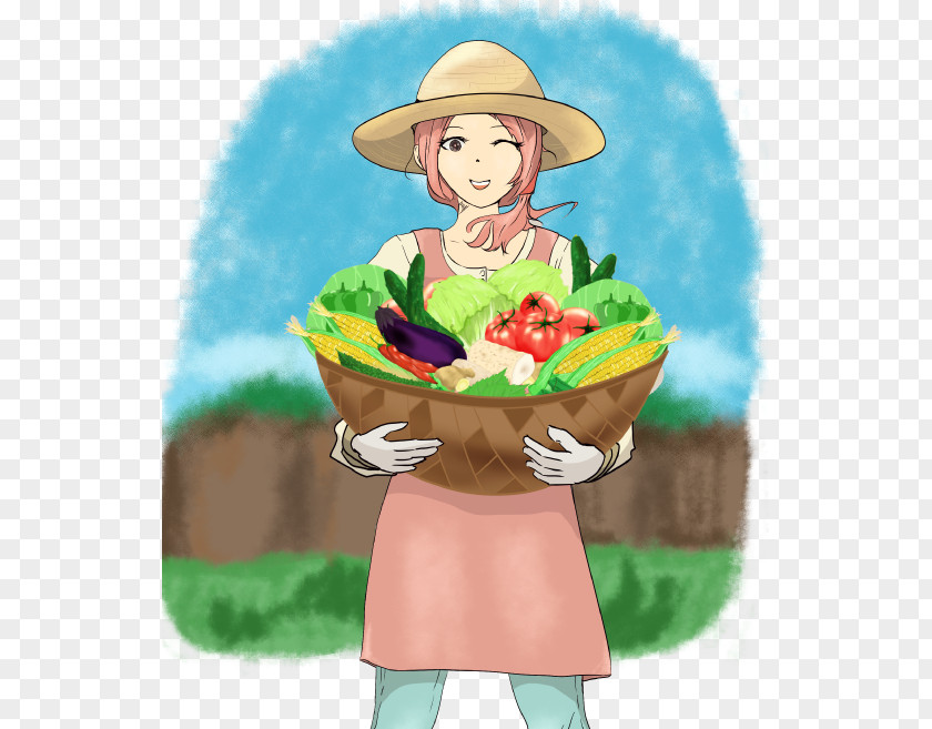 Illustration Agriculture Farmer Cartoon Vegetable PNG