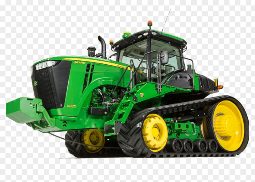 Tractor John Deere Agriculture Continuous Track Box Blade PNG