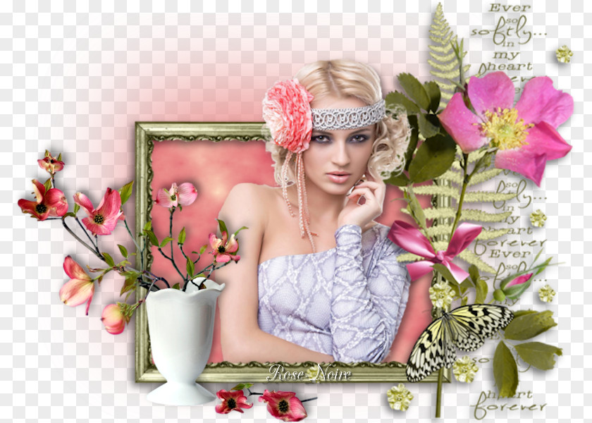 Design Floral Pink M Picture Frames Beauty.m PNG