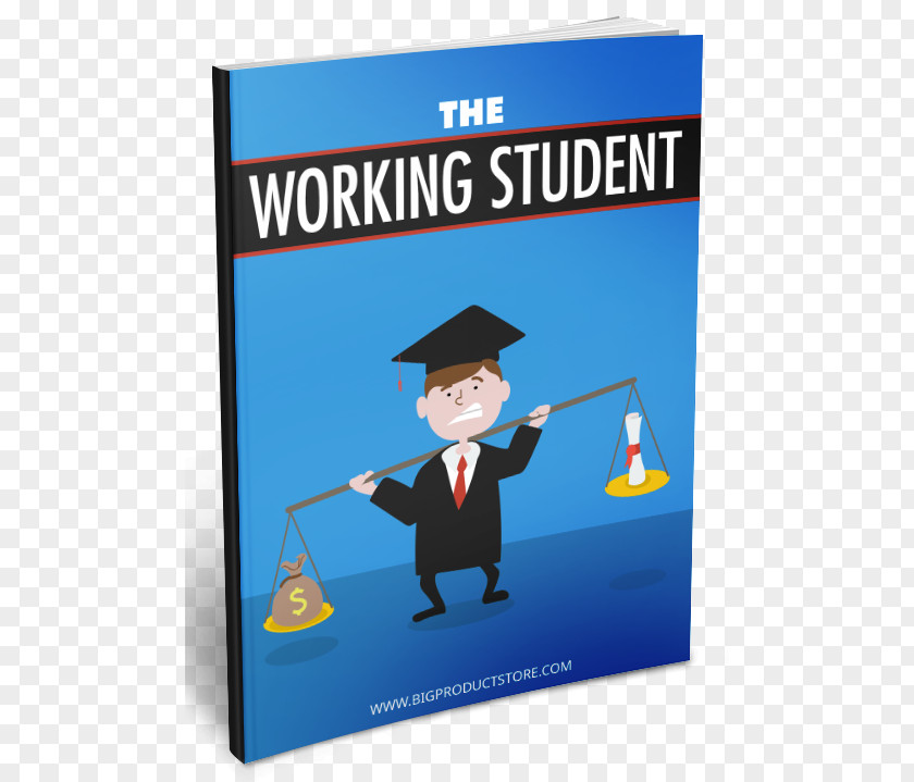 Stressed Student Working Private Label Rights Reseller Product Brand PNG