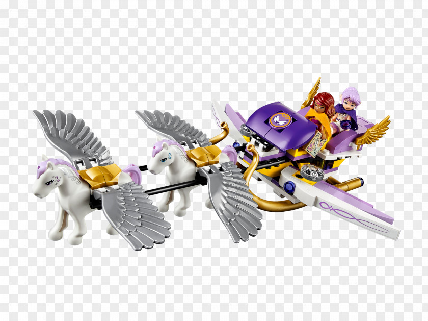 Toy LEGO 41077 Elves Aira's Pegasus Sleigh Block Friends PNG