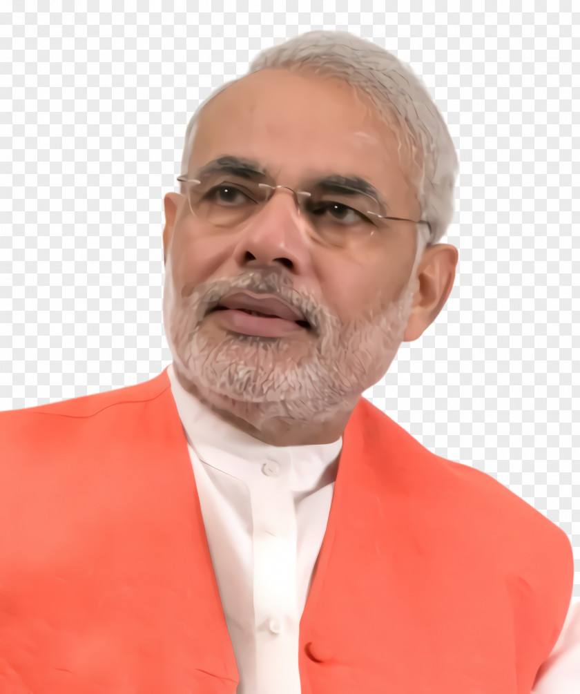 Businessperson Moustache Modi Cartoon PNG