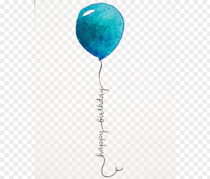 Happy Balloon Birthday Greeting Card PNG