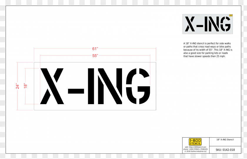 Ingénieur Logo Stencil Text PNG