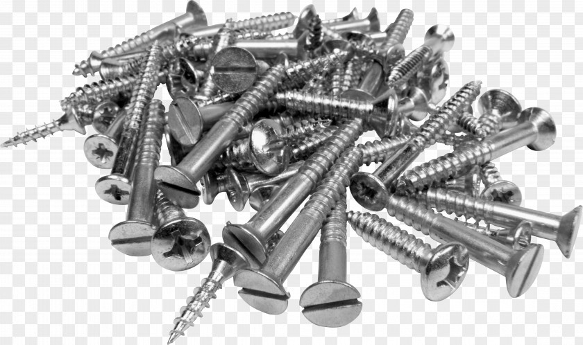 Many Screws Set Screw Bolt Threading PNG