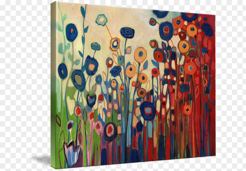 Painting Work Of Art Modern Canvas Print PNG