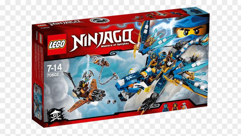 Toy Lego Ninjago LEGO 70602 NINJAGO Jay's Elemental Dragon Dimensions PNG