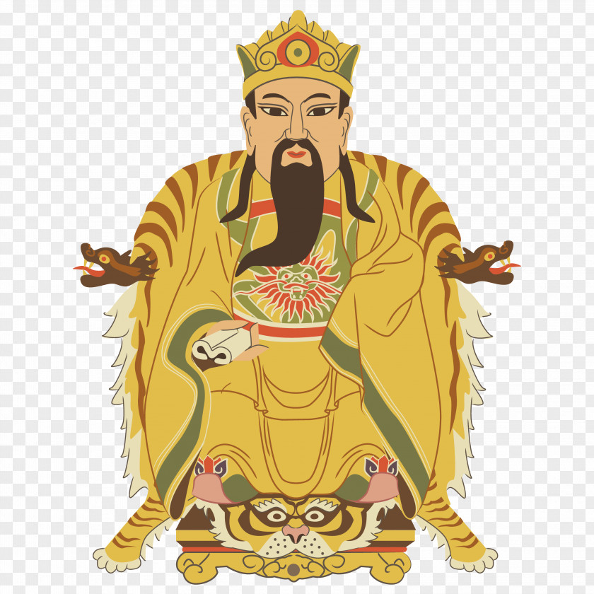 China Baosheng Dadi Deity Religion Three Pure Ones PNG