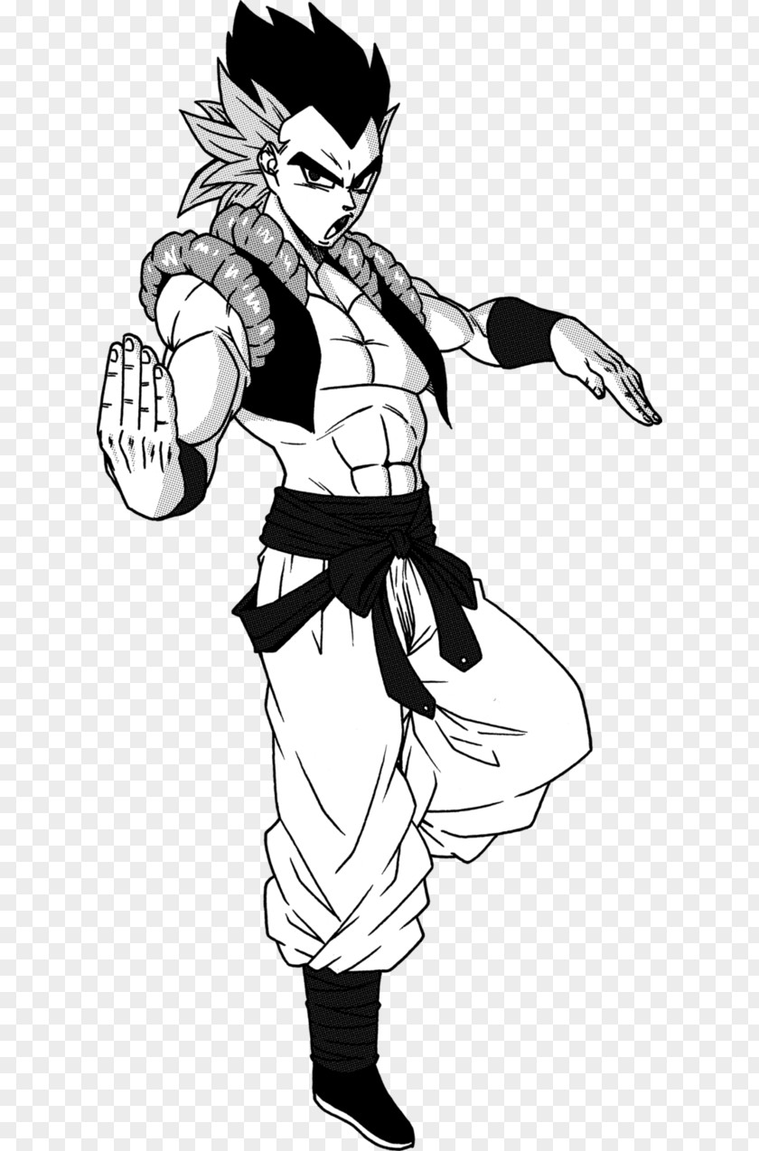 Goku Gotenks Sketch DeviantArt PNG