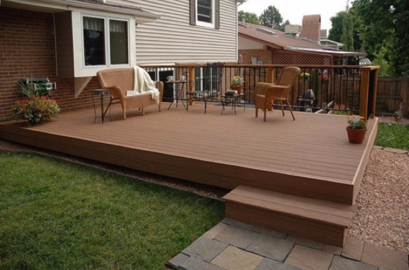 Patio How To Build A Deck Building Backyard PNG