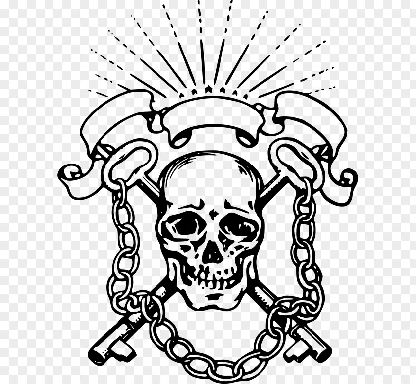 Skull Human Symbolism Skeleton And Crossbones Clip Art PNG