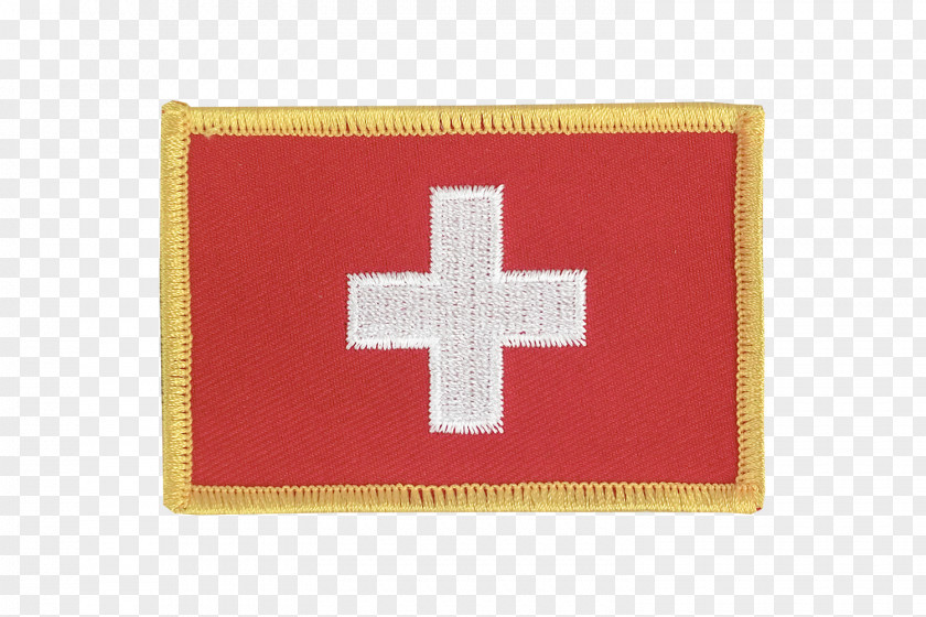 Switzerland Flag Of Fahne Embroidered Patch PNG