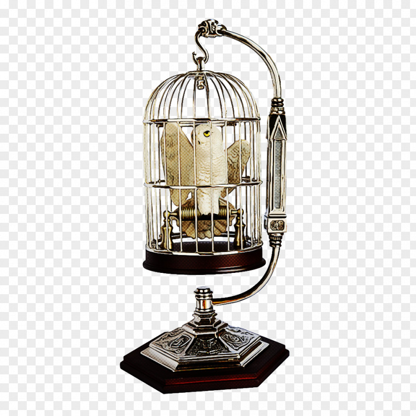 Cage Glass Candle Holder Lamp PNG