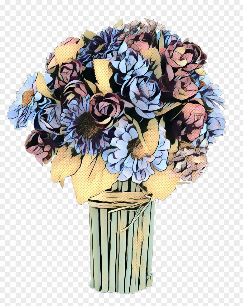 Flowerpot Hydrangea Floral Flower Background PNG