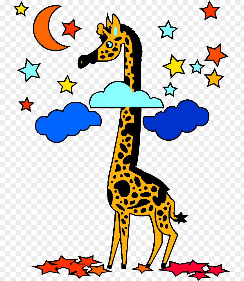 Giraffe Tattoo Color Clip Art Animated Cartoon Wildlife PNG