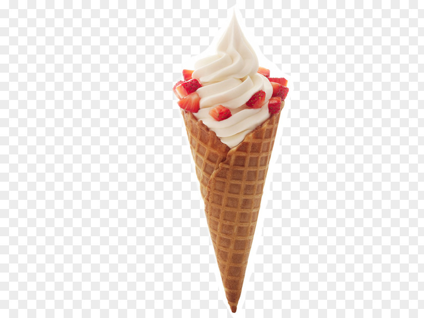 Ice Cream Cones Frozen Yogurt Pinkberry Waffle PNG