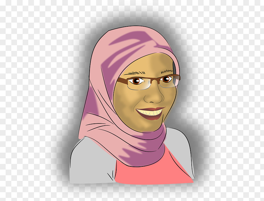 Islam Cliparts Pink Hijab Muslim Woman Clip Art PNG