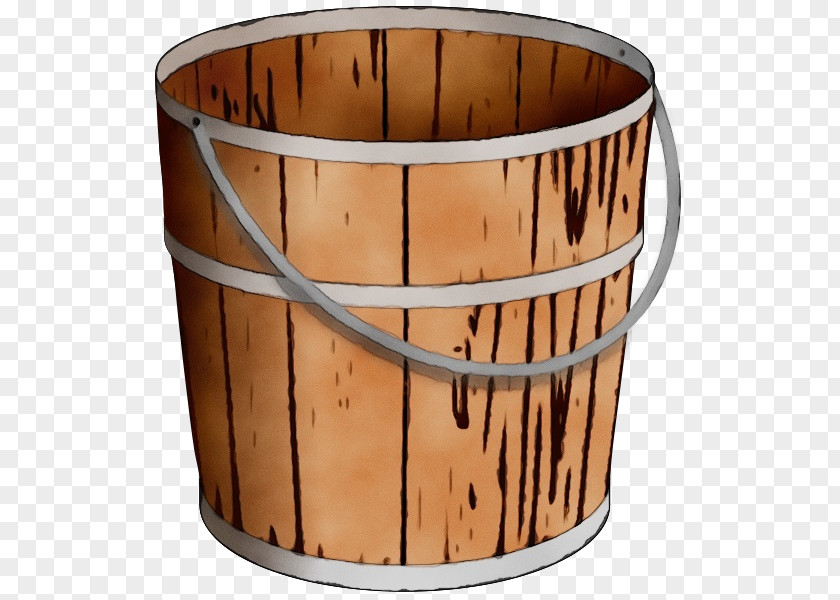 Metal Cylinder Wooden Bucket Transparency Drawing PNG