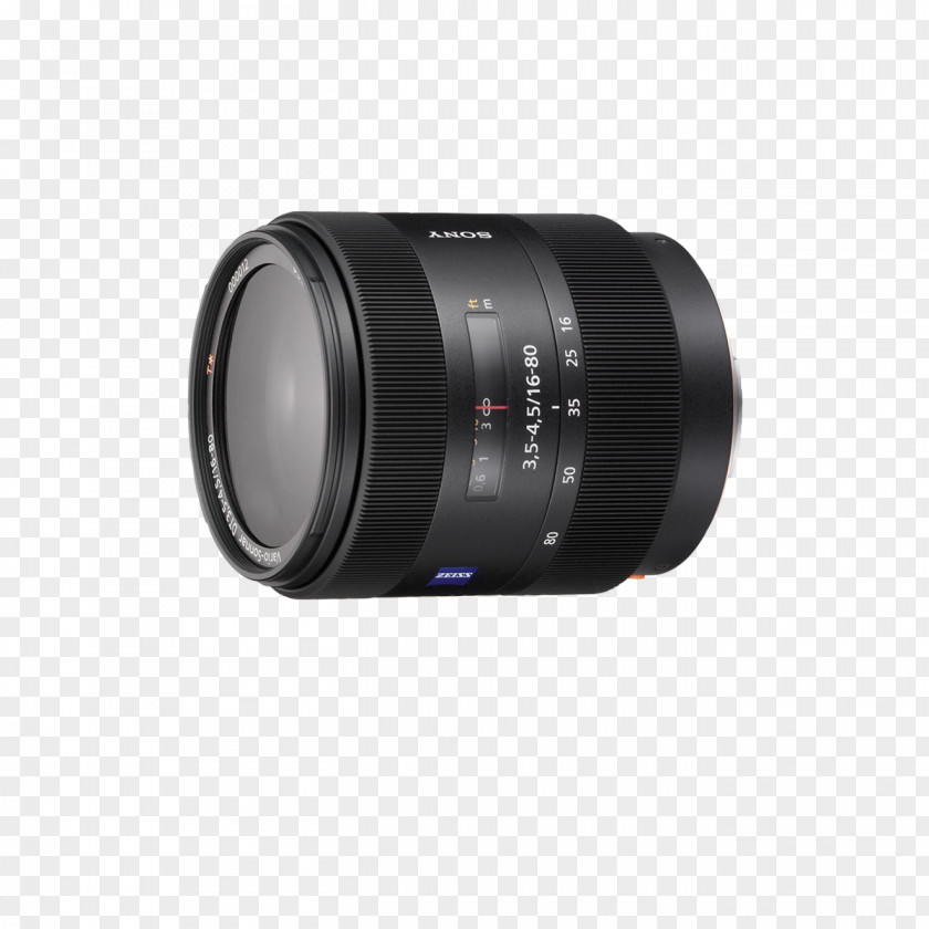 Sony α Carl Zeiss Vario-Sonnar T* DT 16-80mm F/3.5-4.5 ZA Camera Lens Sonnar PNG