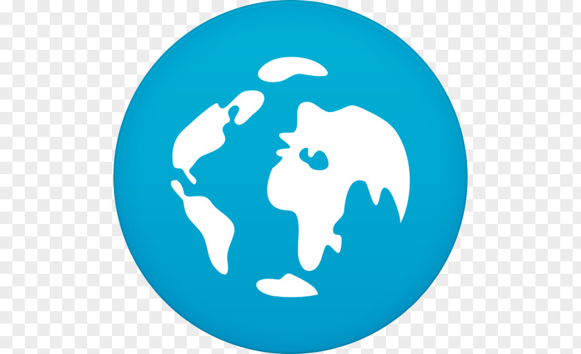 Browser 2 Blue Fish Logo Globe Aqua PNG