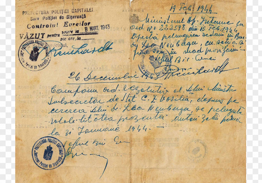 Holocaust Handwriting Letter PNG