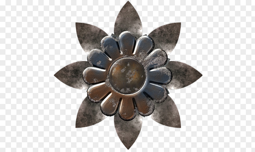 METAL Flower Clip Art PNG