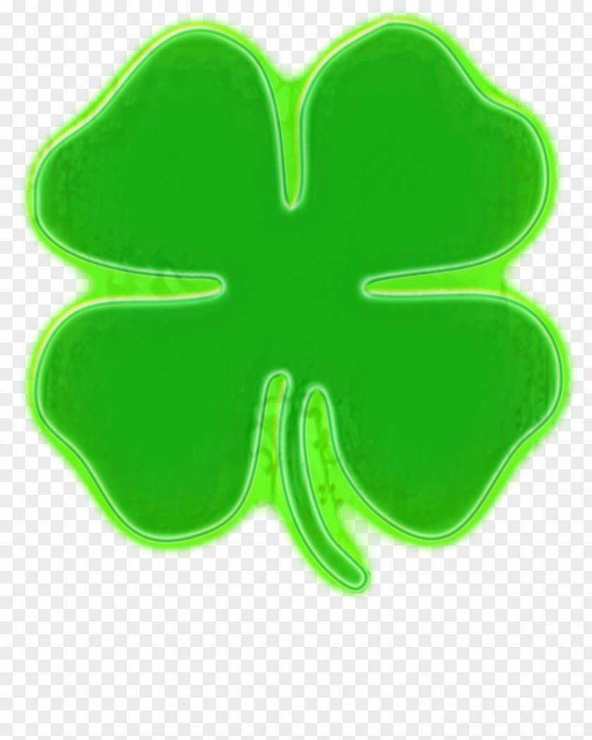 Plant Clover Green Leaf Background PNG