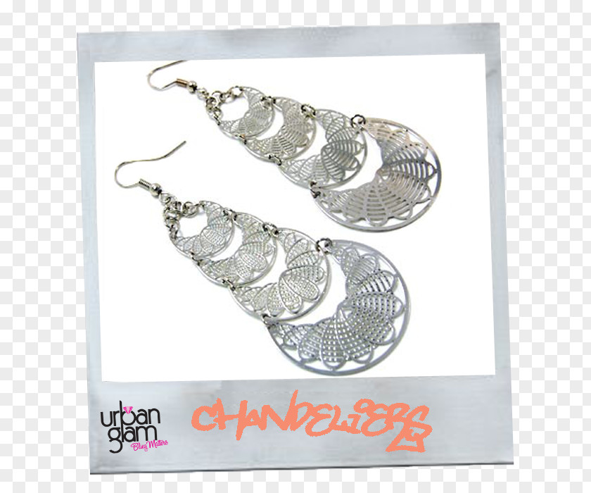 Silver Earring Body Jewellery Bling-bling PNG