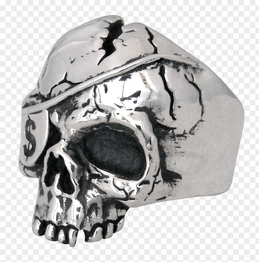 Skull Silver PNG