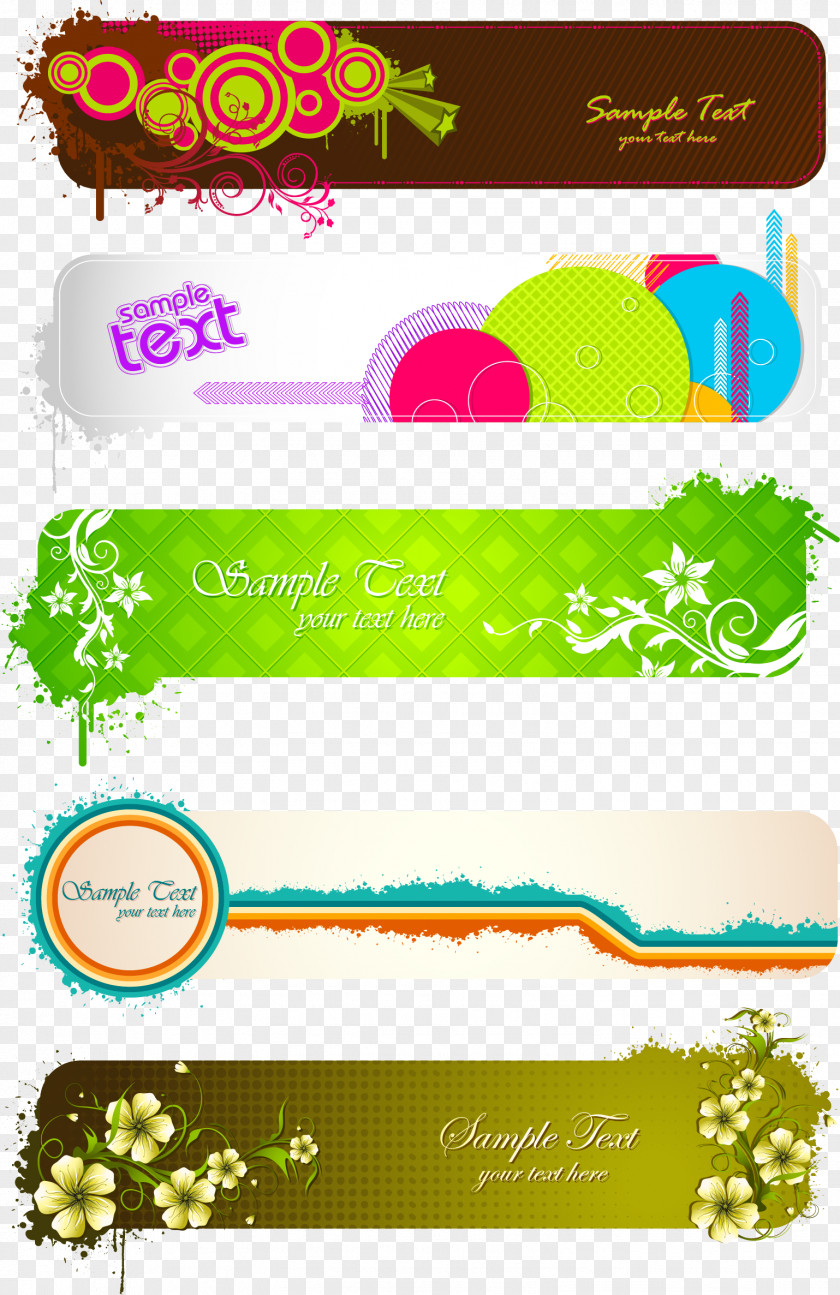 Trend Pattern Banner Name Bar Web Illustration PNG