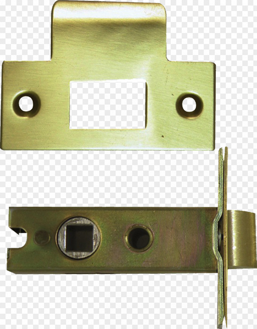 Brass Latch Door Strike Plate Mortise Lock PNG
