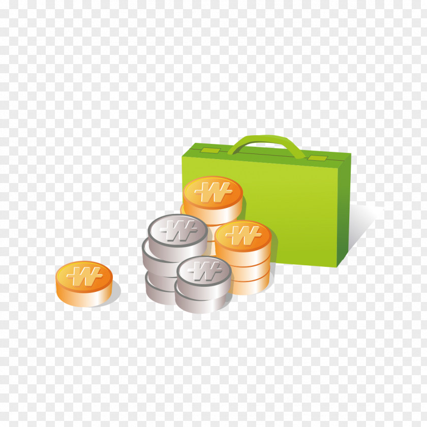 Digital Gold Coin Style Stock Illustration Finance Icon PNG