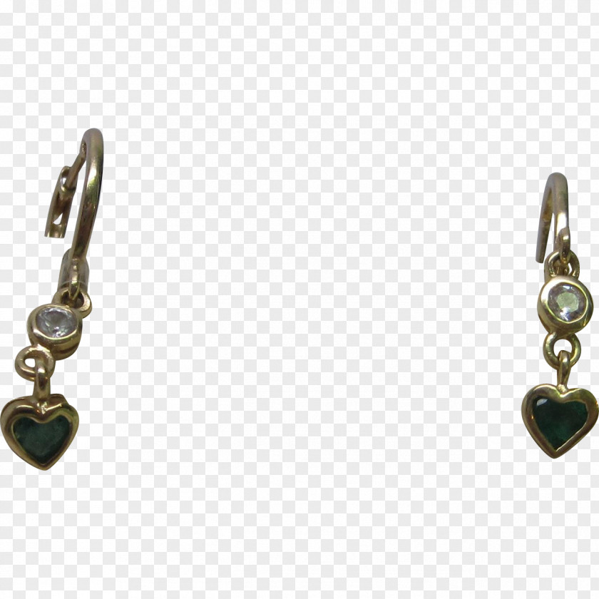 Gemstone Earring Body Jewellery Metal Colored Gold PNG