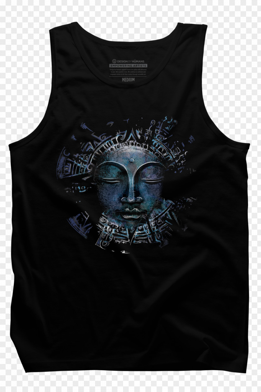 Lord Buddha T-shirt Sleeveless Shirt Gilets Neck PNG