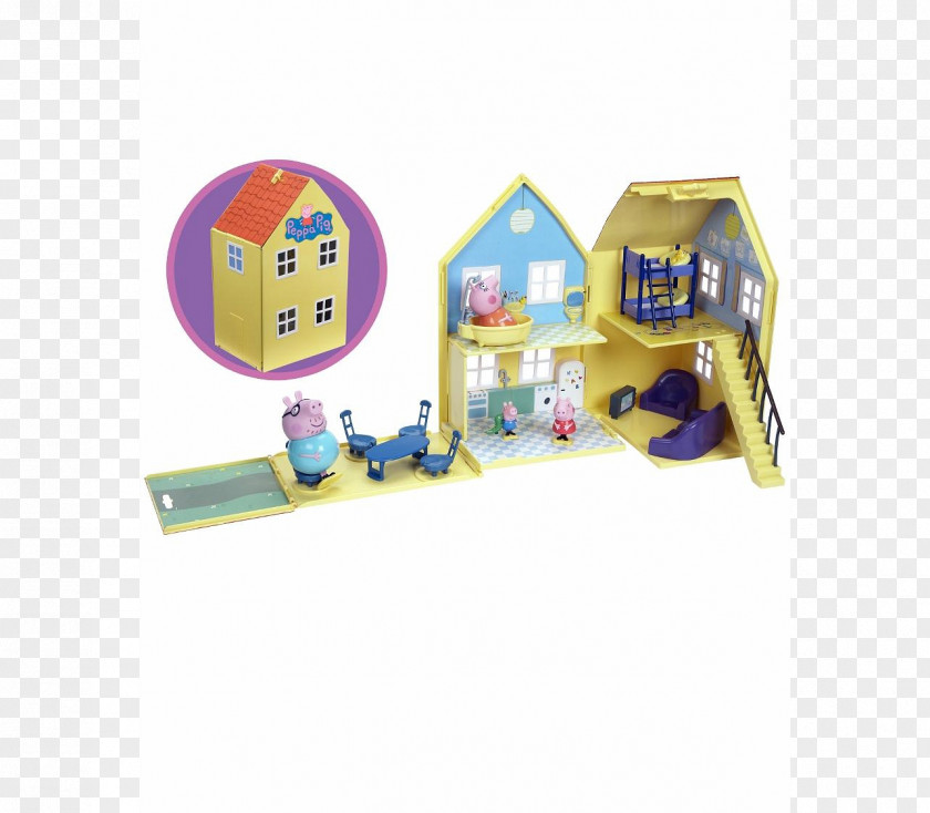 Peppa Toy Child House Television Game PNG